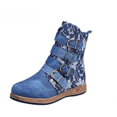 Socofy Bohemian Bloom Boots