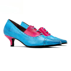 Socofy summer genuine leather retro colour women's low heels