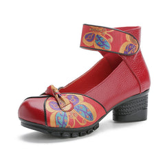 Socofy Top Grain Leather Shoes