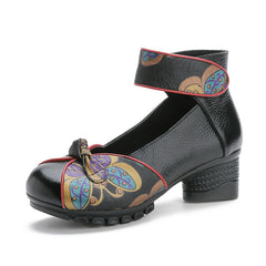 Socofy Top Grain Leather Shoes