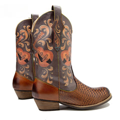 Socofy Autumn Winter Guitar Bass Instrument Women's Boots