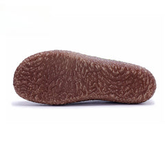 Socofy Vicconfy Genuine Leather Retro Lace Up Comfortable Casual Women's Shoes