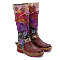 Socofy Vicconfy Vintage Tall Warm Boots