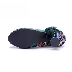 Socofy Vicconfy Retro Handmade Side Fringe Ankle Boots