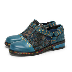 Socofy Vintage Ethnic Flats