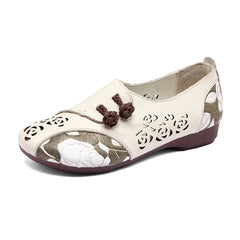 Socofy Summer Round Toe Flat Sandals