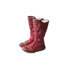 Socofy Warm Lined Mid Calf Boots