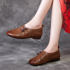 Socofy Casual Cutout Sandals