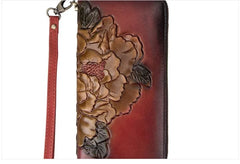 Socofy Retro Women Wallet Genuine Leather Luxury Wallets