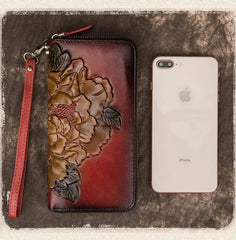 Socofy Retro Women Wallet Genuine Leather Luxury Wallets