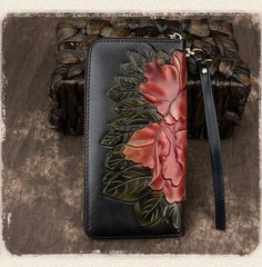 Socofy Retro Women Wallet Genuine Leather Luxury Wallets