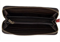 Socofy Retro Women Wallet Genuine Leather Luxury Wallets