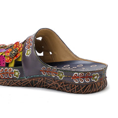 Socfy Rainbow Garden Mules