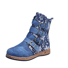 Socofy Bohemian Bloom Boots