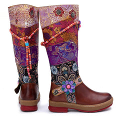 Socofy Vicconfy Vintage Tall Warm Boots
