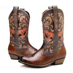 Socofy Autumn Winter Guitar Bass Instrument Women's Boots