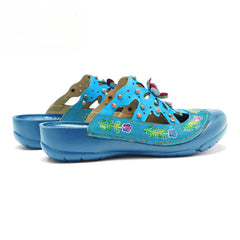 Socofy Genuine leather hand-rubbed vintage casual three-dimensional flower hollow comfortable shoes