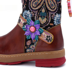 Socofy Vicconfy Vintage Tall Warm Boots