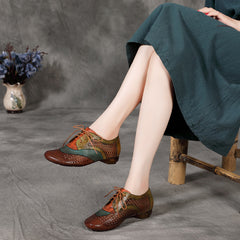 Socofy Summer Low Heel Cutout Shoes