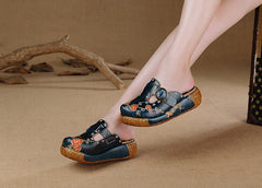Socofy Summer Ethnic Platform Slippers
