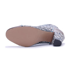 Socofy Handmade Genuine Leather Heeled Short Boots