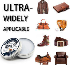 Socofy Mink Oil for Leather Boots Leather Conditioner Cleaner With Wipe Set