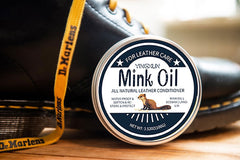 Socofy Mink Oil for Leather Boots Leather Conditioner Cleaner With Wipe Set