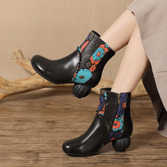 Socofy Fall Winter Retro Boots