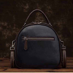 Socofy Full Grain Leather Handmade Deer Print Shell Bag