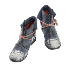 Socofy New Chinese Style Flat Short Boots