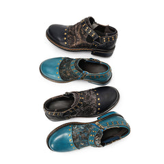 Socofy Vintage Ethnic Flats