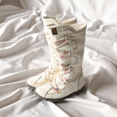 Socofy Warm Lined Mid Calf Boots