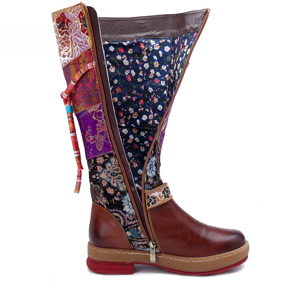 Socofy Vicconfy Vintage Tall Warm Boots